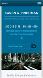 Mobile Screenshot of newyorktrafficlawyer.com